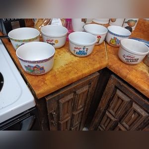 Collectible Kellogs Cereal Bowls